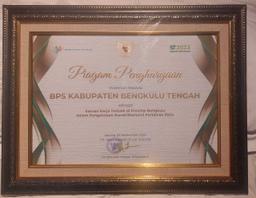 BPS Kabupaten Bengkulu Tengah sebagai Kabupaten Terbaik di Provinsi Bengkulu