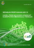 Sensus Pertanian 2013 Angka Kabupaten Bengkulu Tengah Hasil Pencacahan Lengkap