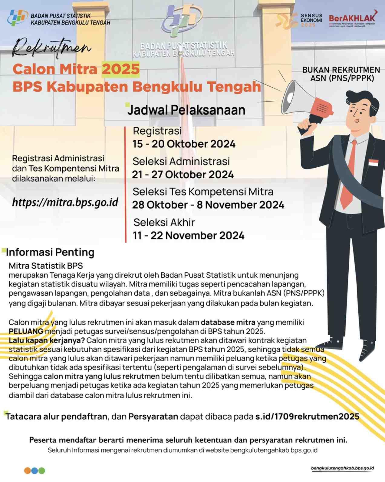 Recruitment Mitra Statistik