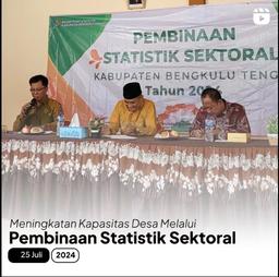 Sectoral Statistics Development in Sri Kuncoro Village