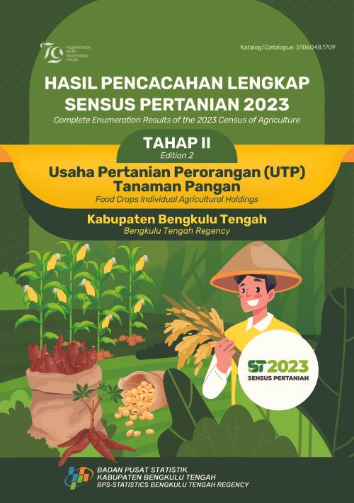 Hasil Pencacahan Lengkap Sensus Pertanian 2023 - Tahap II: Usaha Pertanian Perorangan (UTP) Tanaman Pangan Kabupaten Bengkulu Tengah